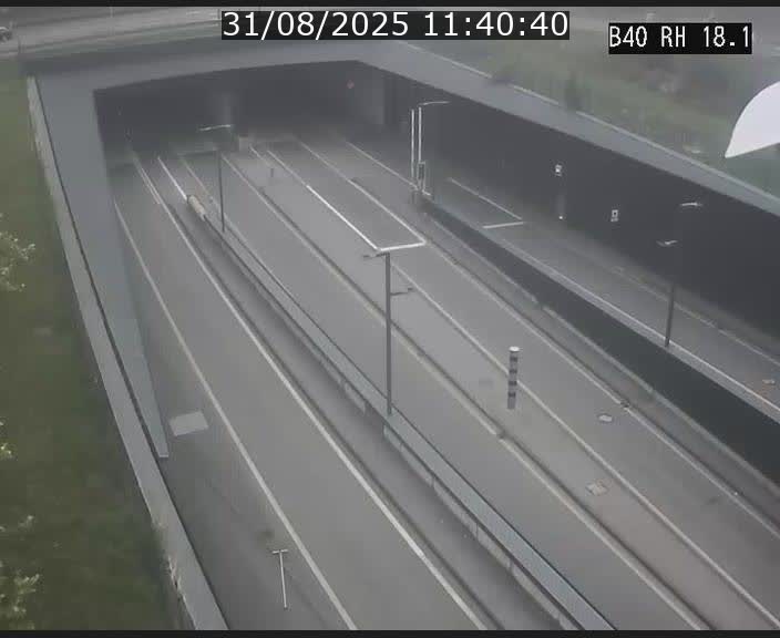 <h2>Webcam sur la route de contournement d'Esch-Belval avant le tunnel Central Gate au niveau de la porte de France et du radar fixe</h2>