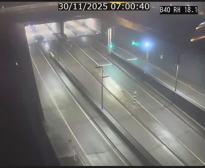 <h2>Webcam sur la route de contournement d'Esch-Belval avant le tunnel Central Gate au niveau de la porte de France et du radar fixe</h2>