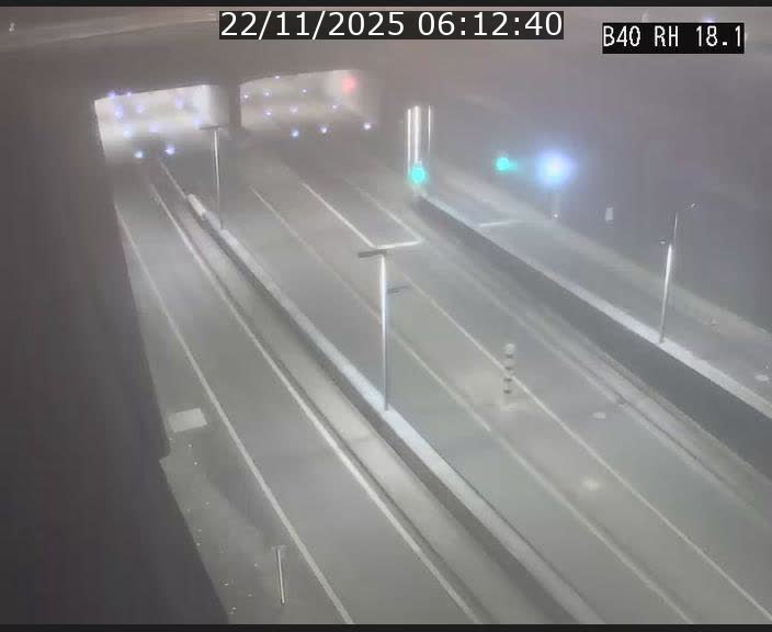 <h2>Webcam sur la route de contournement d'Esch-Belval avant le tunnel Central Gate au niveau de la porte de France et du radar fixe</h2>