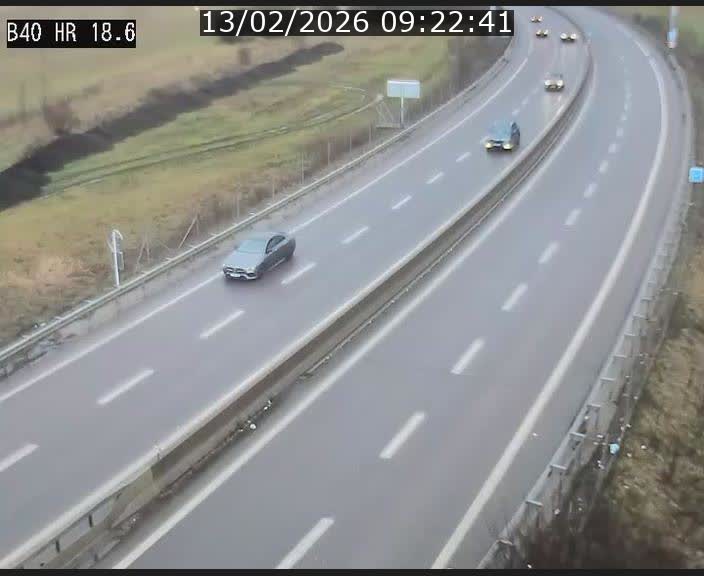<h2>Webcam sur la route de liaison entre Micheville et Esch-Belval à la frontière entre le Luxembourg et la France. Vue orientée vers la Lorraine.</h2>