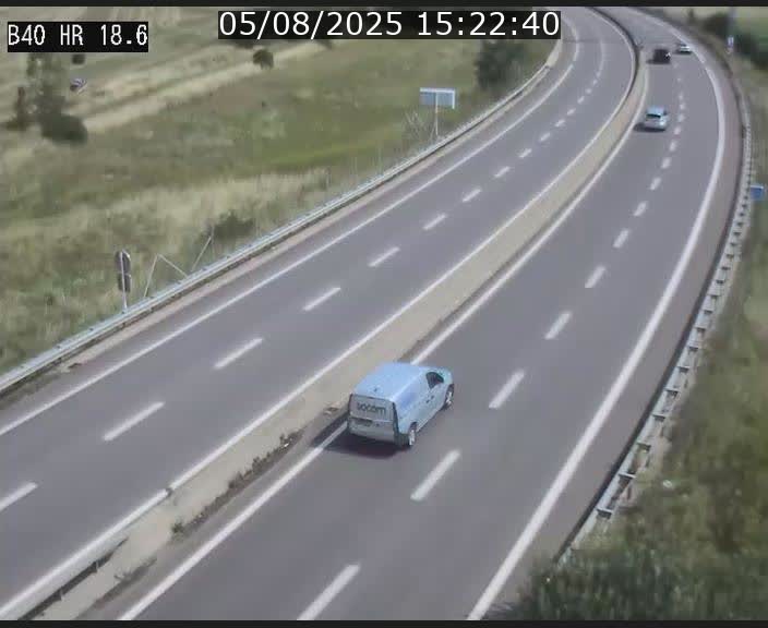 <h2>Webcam sur la route de liaison entre Micheville et Esch-Belval à la frontière entre le Luxembourg et la France. Vue orientée vers la Lorraine.</h2>