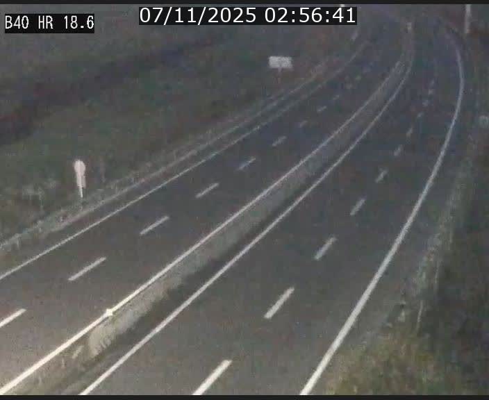 Webcam sur la route de liaison entre Micheville et Esch-Belval à la frontière entre le Luxembourg et la France. Vue orientée vers la Lorraine.
