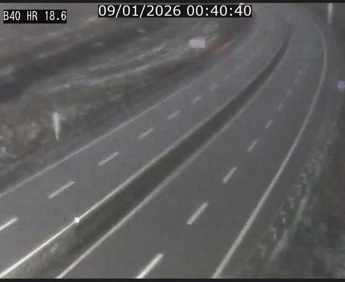 Webcam sur la route de liaison entre Micheville et Esch-Belval à la frontière entre le Luxembourg et la France. Vue orientée vers la Lorraine.