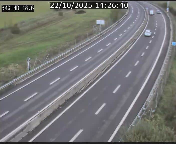 <h2>Webcam sur la route de liaison entre Micheville et Esch-Belval à la frontière entre le Luxembourg et la France. Vue orientée vers la Lorraine.</h2>