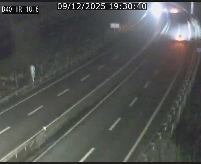 Webcam sur la route de liaison entre Micheville et Esch-Belval à la frontière entre le Luxembourg et la France. Vue orientée vers la Lorraine.