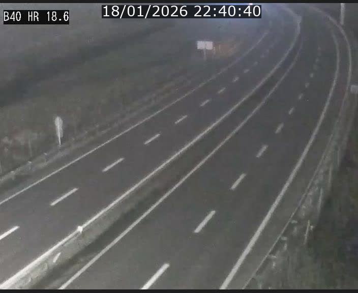 Webcam sur la route de liaison entre Micheville et Esch-Belval à la frontière entre le Luxembourg et la France. Vue orientée vers la Lorraine.