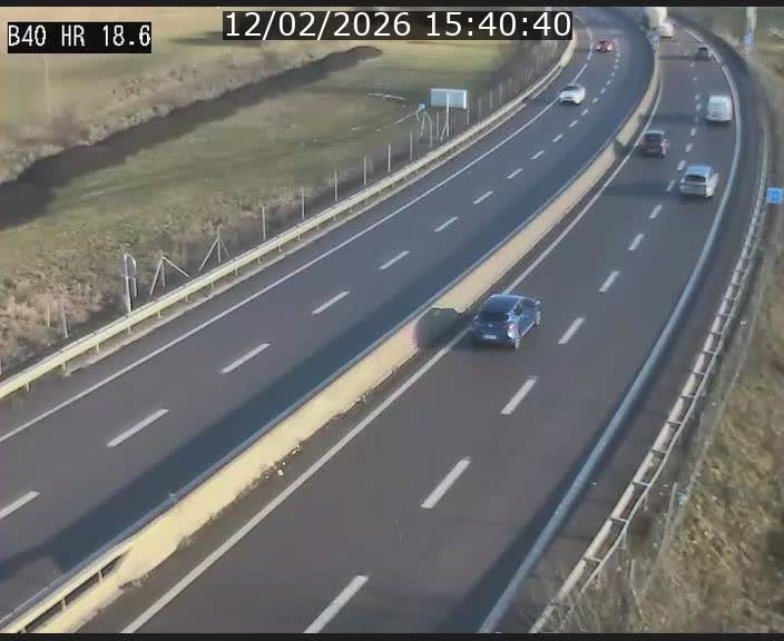 <h2>Webcam sur la route de liaison entre Micheville et Esch-Belval à la frontière entre le Luxembourg et la France. Vue orientée vers la Lorraine.</h2>