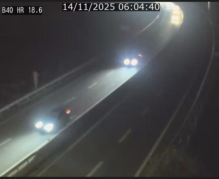 Webcam sur la route de liaison entre Micheville et Esch-Belval à la frontière entre le Luxembourg et la France. Vue orientée vers la Lorraine.
