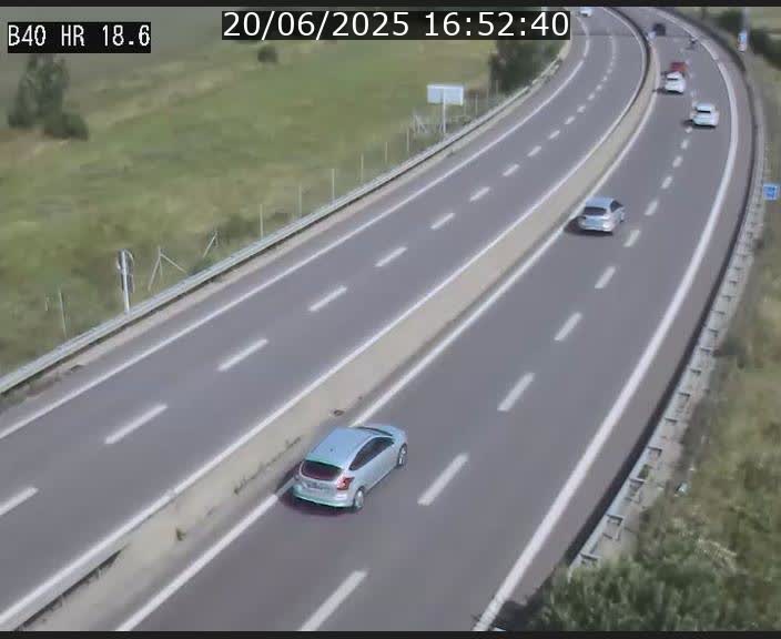 <h2>Webcam sur la route de liaison entre Micheville et Esch-Belval à la frontière entre le Luxembourg et la France. Vue orientée vers la Lorraine.</h2>