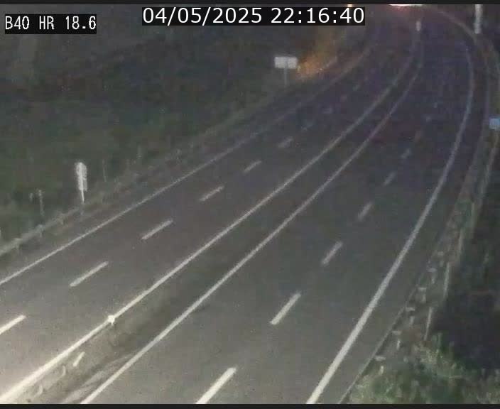 Webcam sur la route de liaison entre Micheville et Esch-Belval à la frontière entre le Luxembourg et la France. Vue orientée vers la Lorraine.