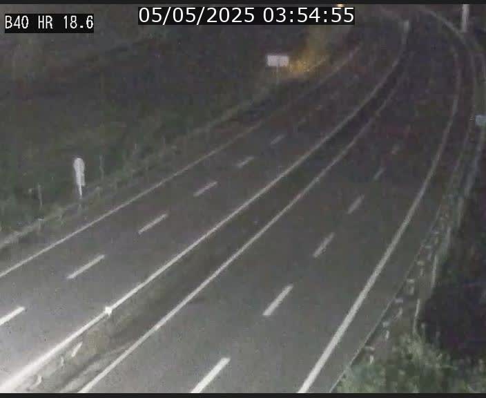 Webcam sur la route de liaison entre Micheville et Esch-Belval à la frontière entre le Luxembourg et la France. Vue orientée vers la Lorraine.