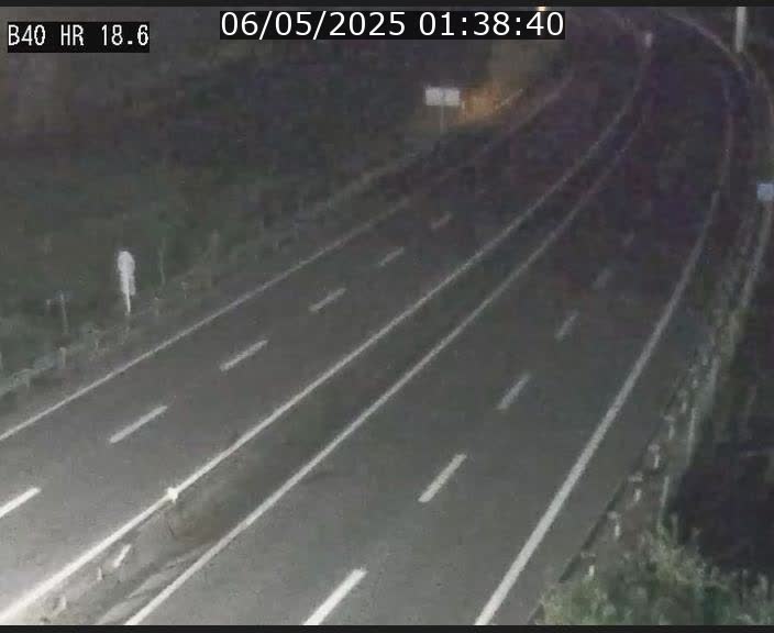 Webcam sur la route de liaison entre Micheville et Esch-Belval à la frontière entre le Luxembourg et la France. Vue orientée vers la Lorraine.