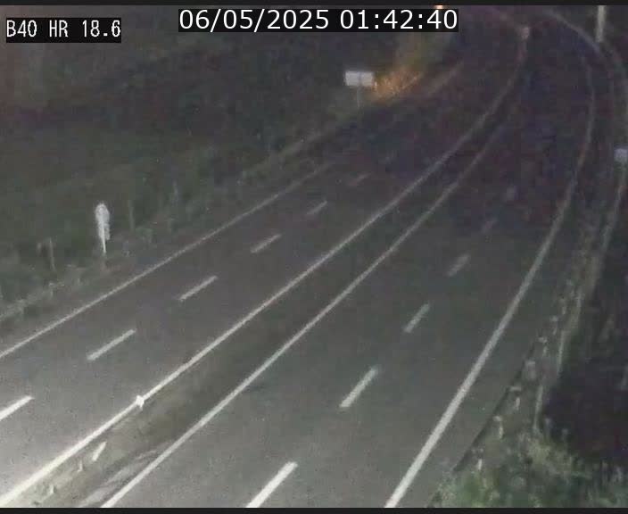 Webcam sur la route de liaison entre Micheville et Esch-Belval à la frontière entre le Luxembourg et la France. Vue orientée vers la Lorraine.