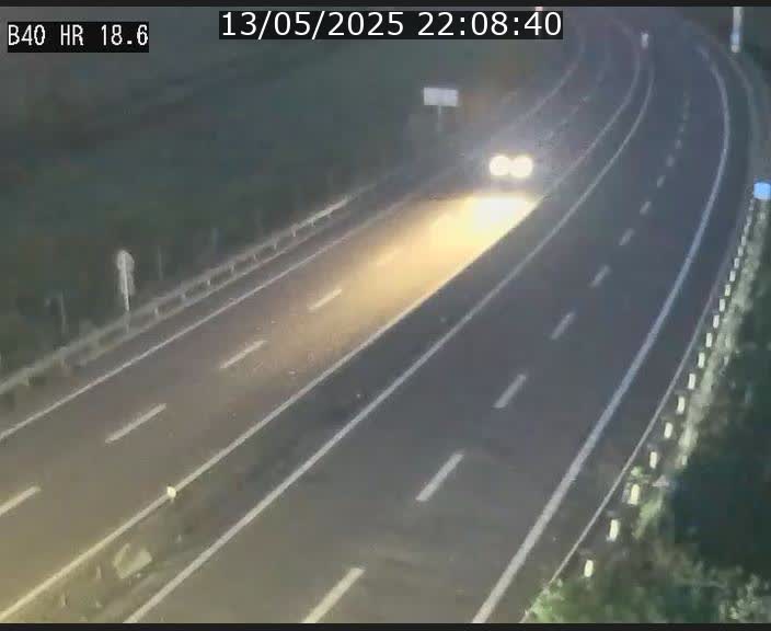 Webcam sur la route de liaison entre Micheville et Esch-Belval à la frontière entre le Luxembourg et la France. Vue orientée vers la Lorraine.