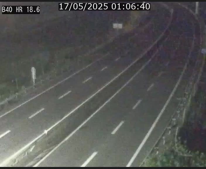 Webcam sur la route de liaison entre Micheville et Esch-Belval à la frontière entre le Luxembourg et la France. Vue orientée vers la Lorraine.