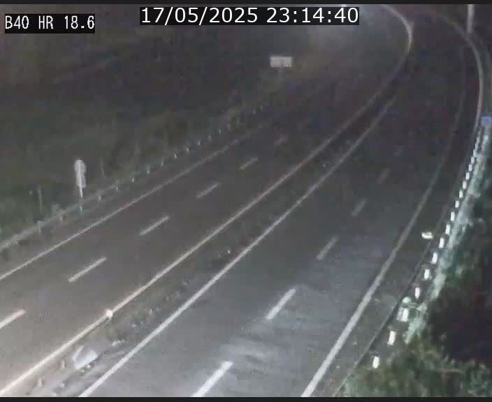 Webcam sur la route de liaison entre Micheville et Esch-Belval à la frontière entre le Luxembourg et la France. Vue orientée vers la Lorraine.