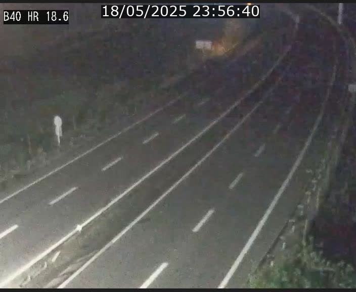 Webcam sur la route de liaison entre Micheville et Esch-Belval à la frontière entre le Luxembourg et la France. Vue orientée vers la Lorraine.