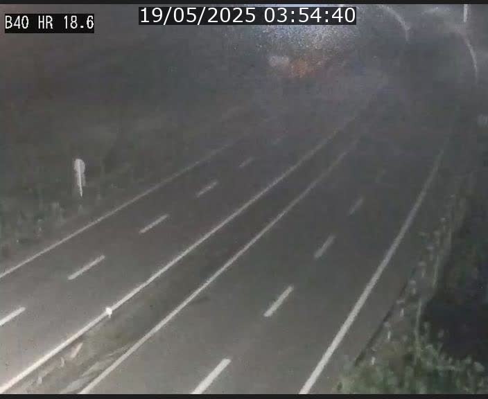 Webcam sur la route de liaison entre Micheville et Esch-Belval à la frontière entre le Luxembourg et la France. Vue orientée vers la Lorraine.