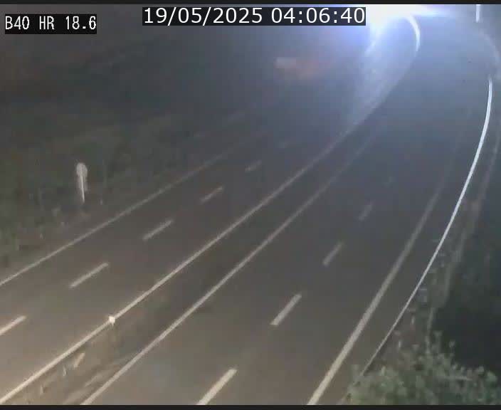 Webcam sur la route de liaison entre Micheville et Esch-Belval à la frontière entre le Luxembourg et la France. Vue orientée vers la Lorraine.