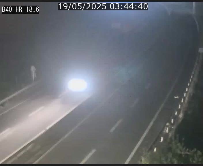 Webcam sur la route de liaison entre Micheville et Esch-Belval à la frontière entre le Luxembourg et la France. Vue orientée vers la Lorraine.