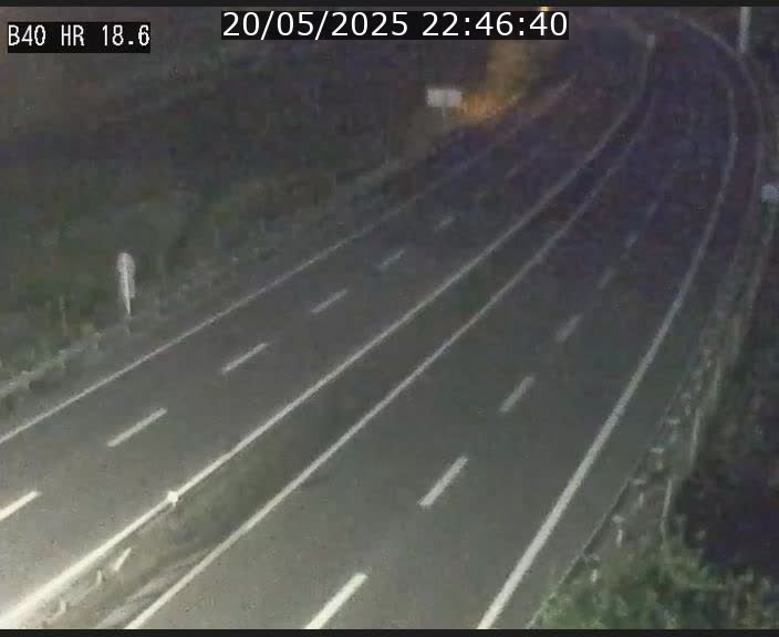 Webcam sur la route de liaison entre Micheville et Esch-Belval à la frontière entre le Luxembourg et la France. Vue orientée vers la Lorraine.