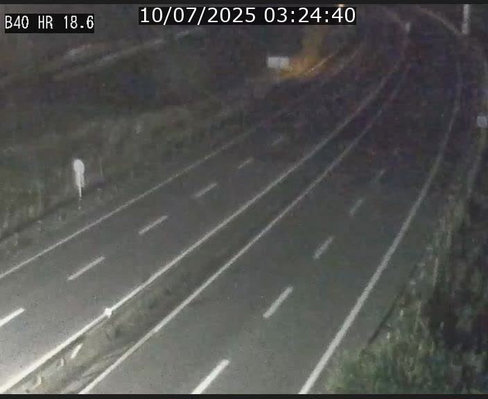 Webcam sur la route de liaison entre Micheville et Esch-Belval à la frontière entre le Luxembourg et la France. Vue orientée vers la Lorraine.