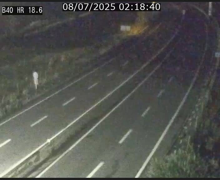 Webcam sur la route de liaison entre Micheville et Esch-Belval à la frontière entre le Luxembourg et la France. Vue orientée vers la Lorraine.
