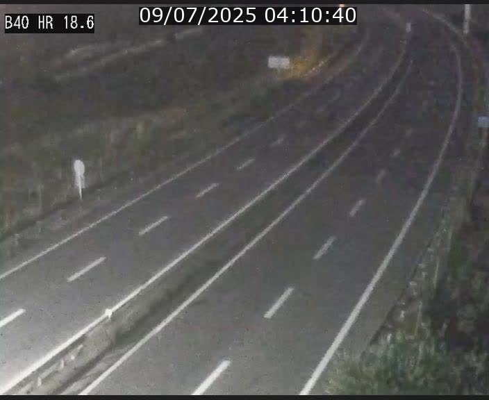 Webcam sur la route de liaison entre Micheville et Esch-Belval à la frontière entre le Luxembourg et la France. Vue orientée vers la Lorraine.