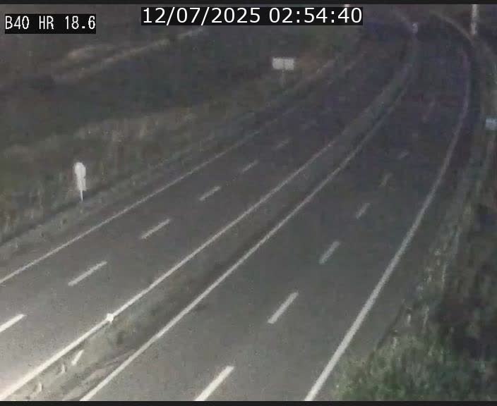 Webcam sur la route de liaison entre Micheville et Esch-Belval à la frontière entre le Luxembourg et la France. Vue orientée vers la Lorraine.
