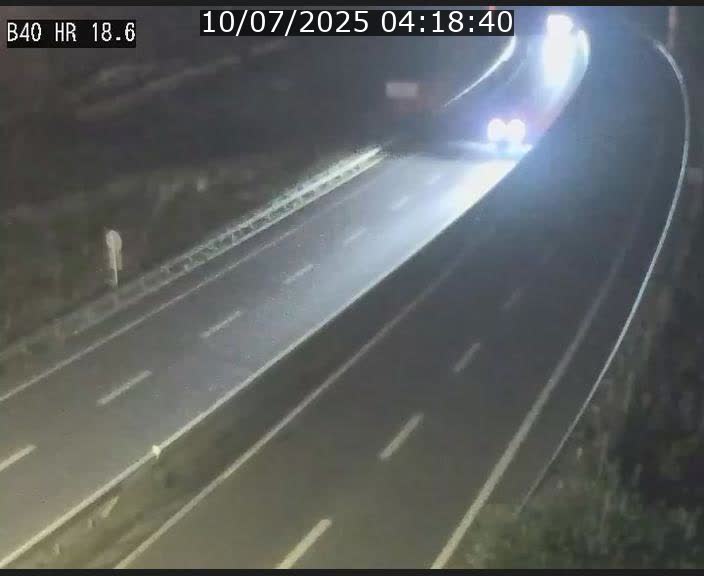 Webcam sur la route de liaison entre Micheville et Esch-Belval à la frontière entre le Luxembourg et la France. Vue orientée vers la Lorraine.
