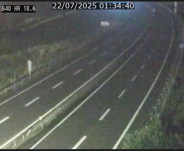 Webcam sur la route de liaison entre Micheville et Esch-Belval à la frontière entre le Luxembourg et la France. Vue orientée vers la Lorraine.