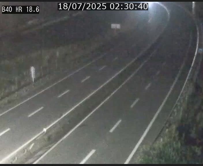 Webcam sur la route de liaison entre Micheville et Esch-Belval à la frontière entre le Luxembourg et la France. Vue orientée vers la Lorraine.