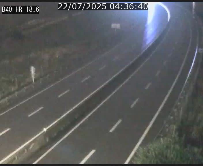 Webcam sur la route de liaison entre Micheville et Esch-Belval à la frontière entre le Luxembourg et la France. Vue orientée vers la Lorraine.