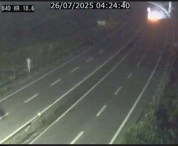 Webcam sur la route de liaison entre Micheville et Esch-Belval à la frontière entre le Luxembourg et la France. Vue orientée vers la Lorraine.