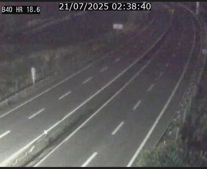 Webcam sur la route de liaison entre Micheville et Esch-Belval à la frontière entre le Luxembourg et la France. Vue orientée vers la Lorraine.