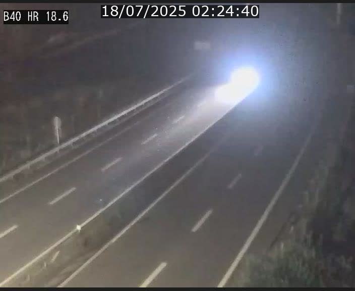 Webcam sur la route de liaison entre Micheville et Esch-Belval à la frontière entre le Luxembourg et la France. Vue orientée vers la Lorraine.