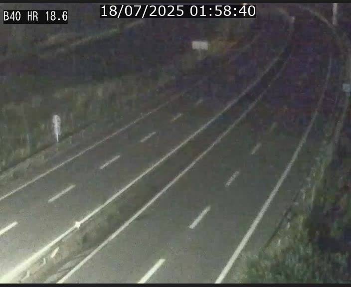 Webcam sur la route de liaison entre Micheville et Esch-Belval à la frontière entre le Luxembourg et la France. Vue orientée vers la Lorraine.