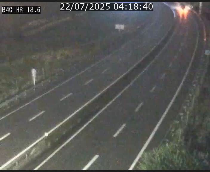 Webcam sur la route de liaison entre Micheville et Esch-Belval à la frontière entre le Luxembourg et la France. Vue orientée vers la Lorraine.