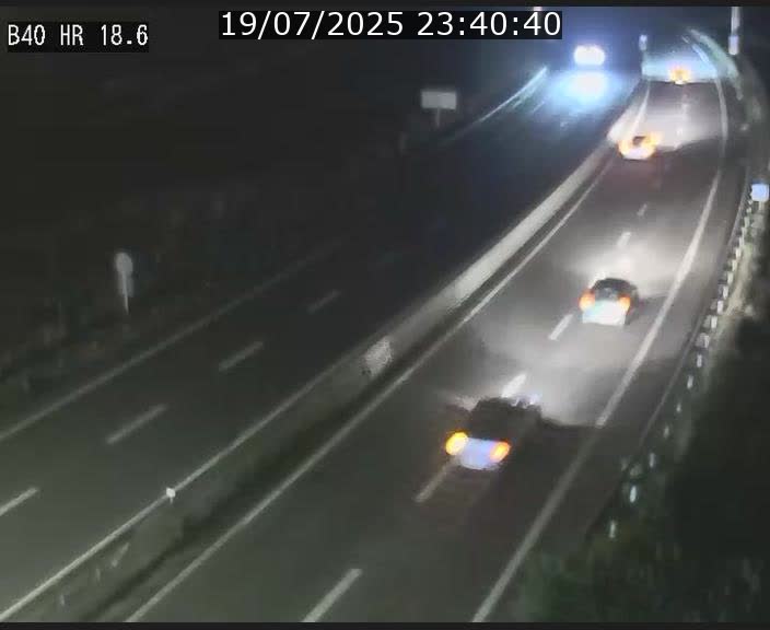 Webcam sur la route de liaison entre Micheville et Esch-Belval à la frontière entre le Luxembourg et la France. Vue orientée vers la Lorraine.