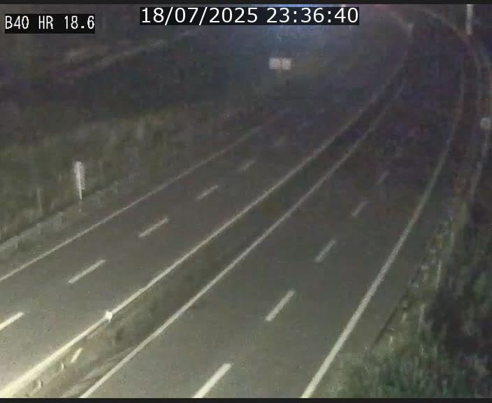 Webcam sur la route de liaison entre Micheville et Esch-Belval à la frontière entre le Luxembourg et la France. Vue orientée vers la Lorraine.