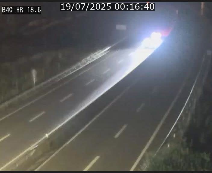 Webcam sur la route de liaison entre Micheville et Esch-Belval à la frontière entre le Luxembourg et la France. Vue orientée vers la Lorraine.