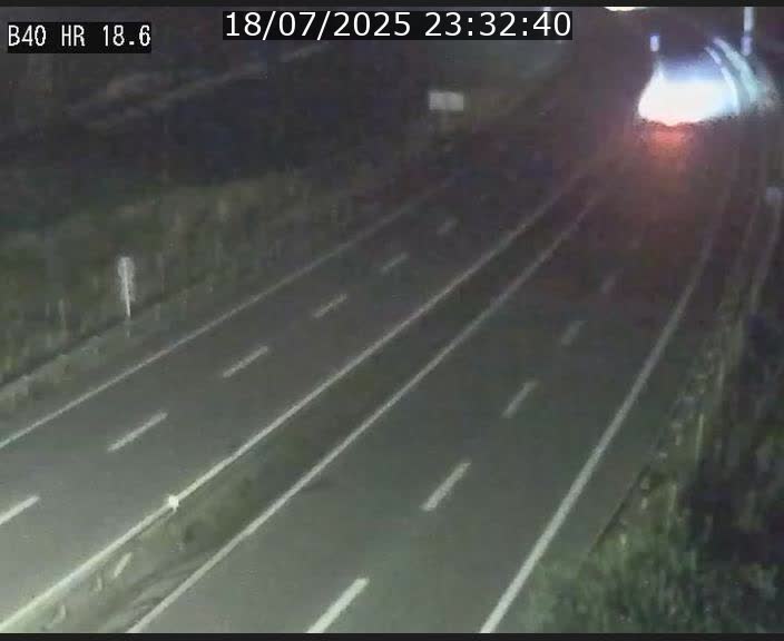 Webcam sur la route de liaison entre Micheville et Esch-Belval à la frontière entre le Luxembourg et la France. Vue orientée vers la Lorraine.