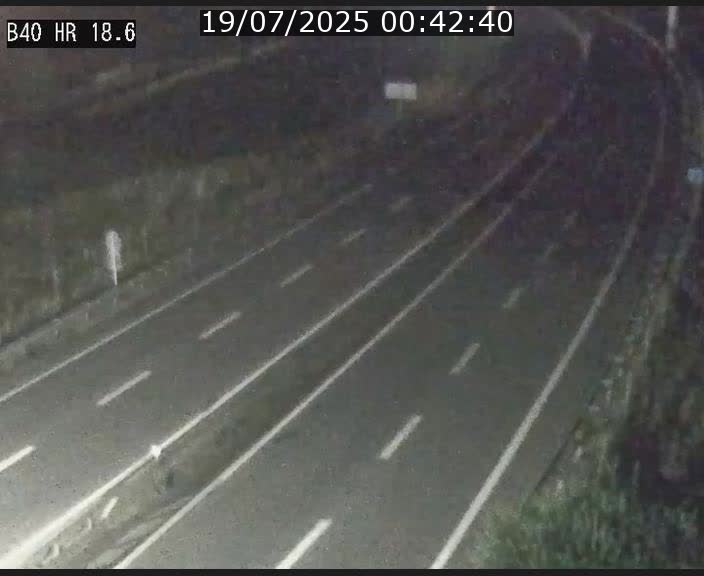 Webcam sur la route de liaison entre Micheville et Esch-Belval à la frontière entre le Luxembourg et la France. Vue orientée vers la Lorraine.