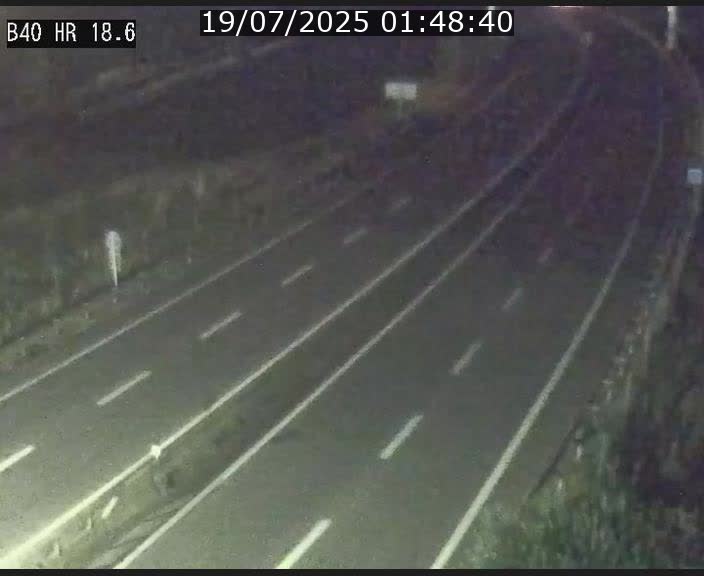 Webcam sur la route de liaison entre Micheville et Esch-Belval à la frontière entre le Luxembourg et la France. Vue orientée vers la Lorraine.