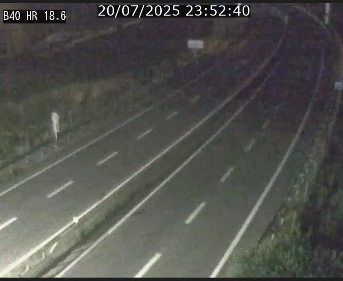 Webcam sur la route de liaison entre Micheville et Esch-Belval à la frontière entre le Luxembourg et la France. Vue orientée vers la Lorraine.