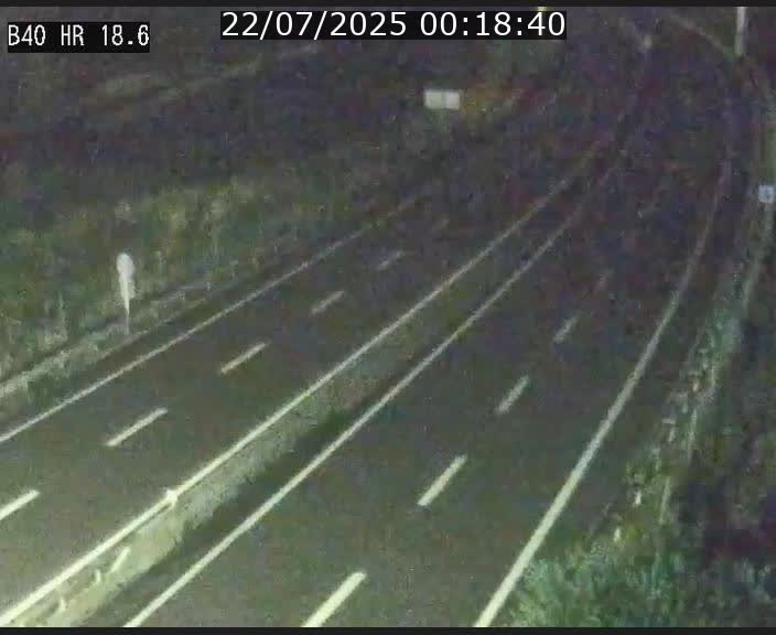 Webcam sur la route de liaison entre Micheville et Esch-Belval à la frontière entre le Luxembourg et la France. Vue orientée vers la Lorraine.