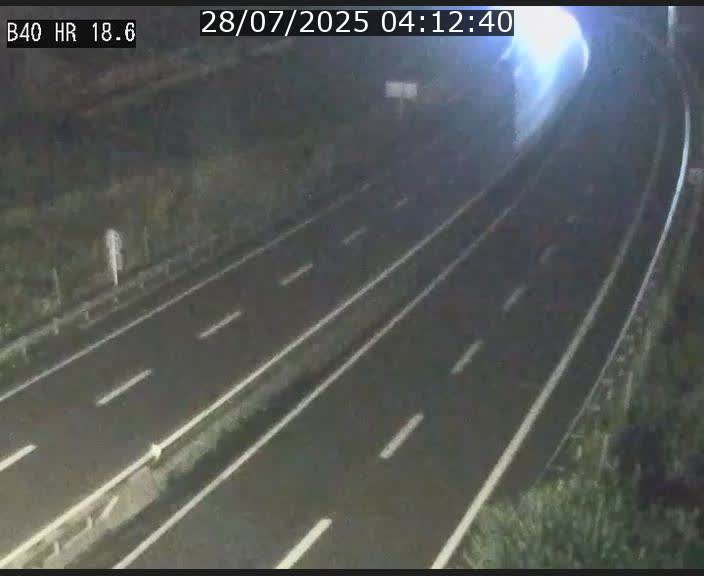 Webcam sur la route de liaison entre Micheville et Esch-Belval à la frontière entre le Luxembourg et la France. Vue orientée vers la Lorraine.