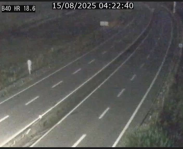 Webcam sur la route de liaison entre Micheville et Esch-Belval à la frontière entre le Luxembourg et la France. Vue orientée vers la Lorraine.
