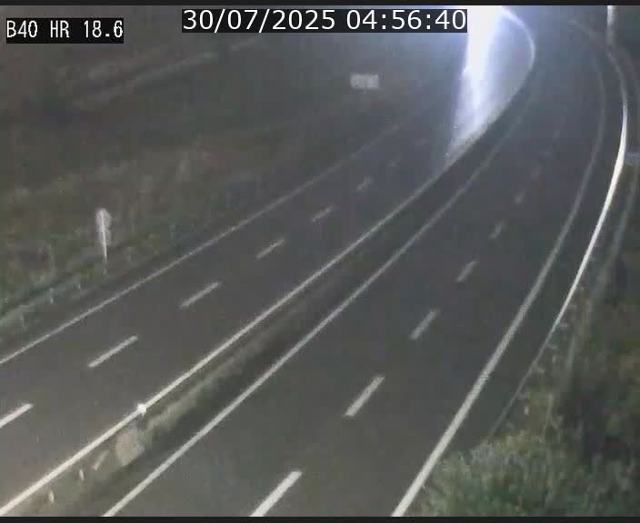 Webcam sur la route de liaison entre Micheville et Esch-Belval à la frontière entre le Luxembourg et la France. Vue orientée vers la Lorraine.