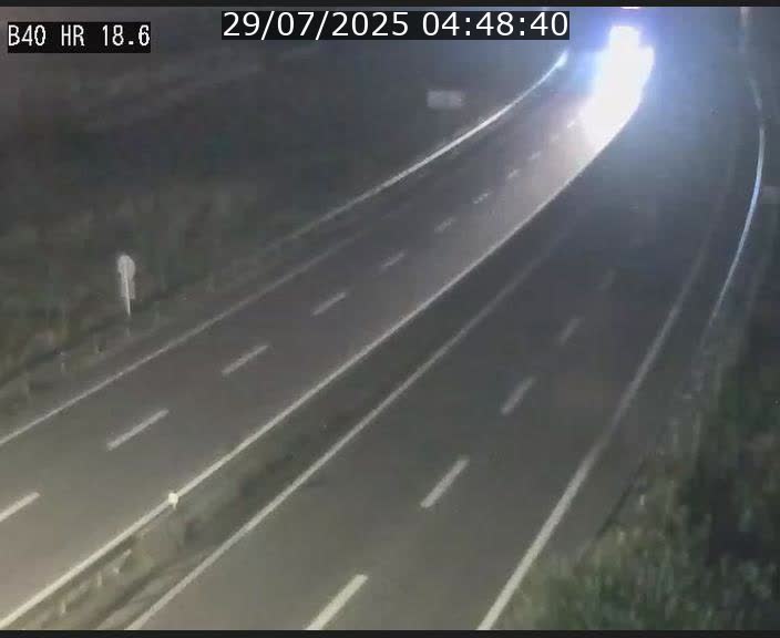 Webcam sur la route de liaison entre Micheville et Esch-Belval à la frontière entre le Luxembourg et la France. Vue orientée vers la Lorraine.